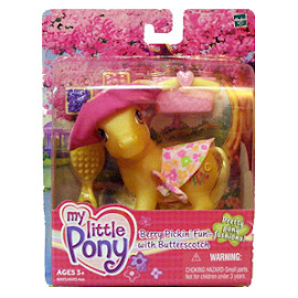 My Little Pony Butterscotch Pretty Pony Fashions Berry Pickin' Fun G3 Pony