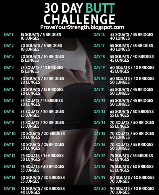 30 Day Ab And Butt Challenge ~ Tips Tricks And Secrets For At Home Weight Loss And Beauty