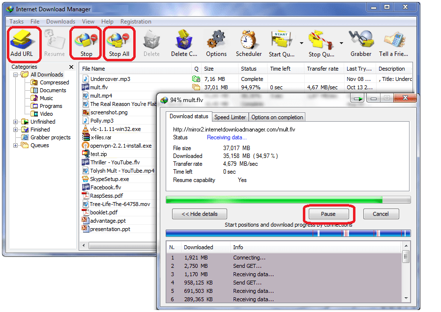 free download manager slow speeds