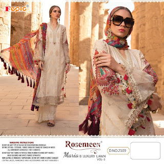 Fepic Rosemeen Luxury Lawn vol 3 pakistani Suits