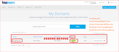 Status nama domain Cara mendaftarkan dan mendapatkan nama domain gratis diDOT TK