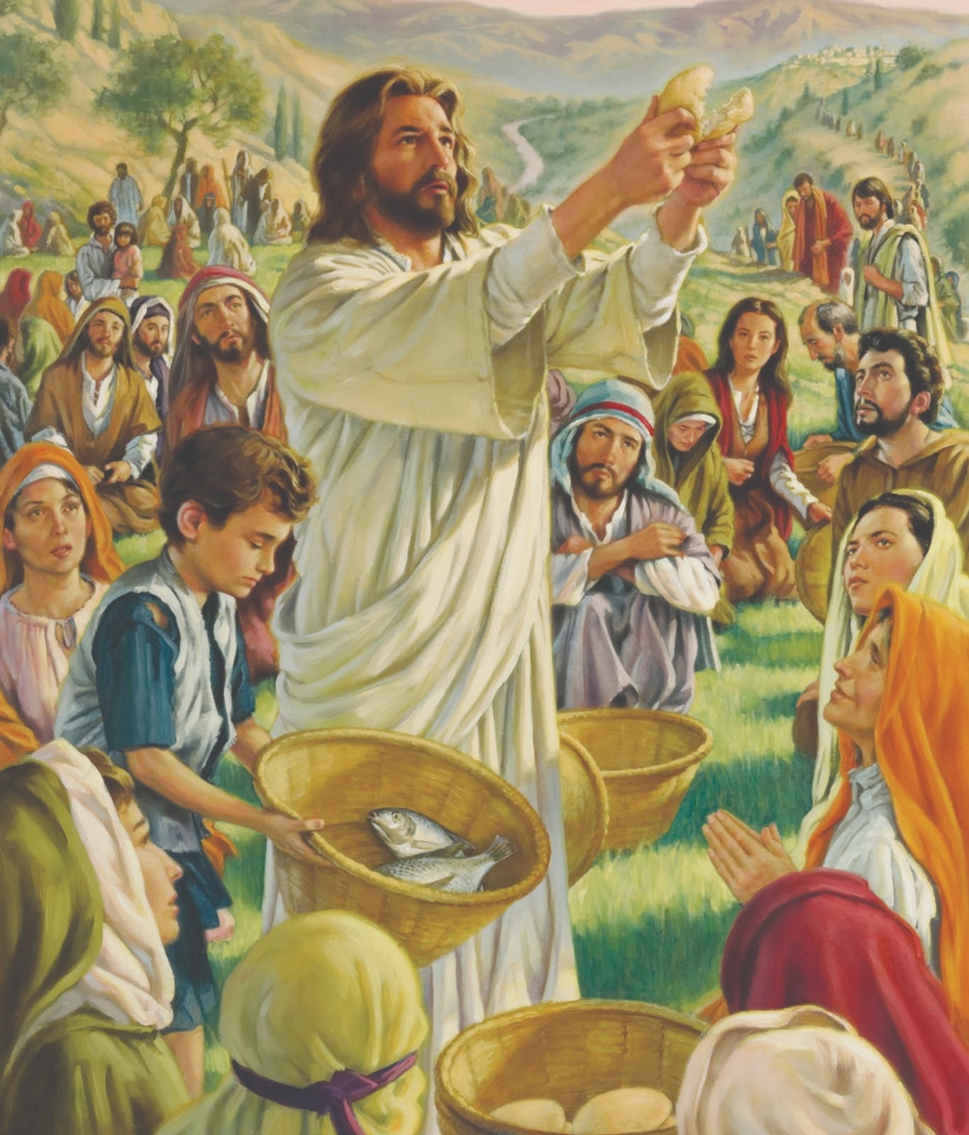 Сотворено христом. Иисус Христос и 5 хлебов. Библейские истории чудеса Иисуса Христа. Библейские истории нового Завета. Жизнь Иисуса Христа. Чудо Иисуса Христа с хлебом.