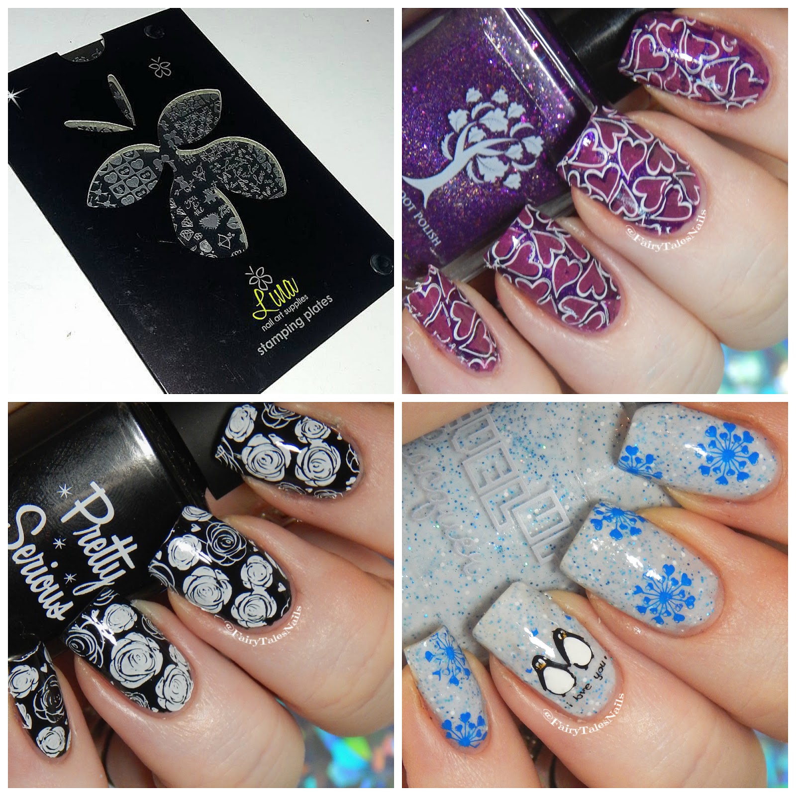 Lina Nail Art Supplies All About Love 01 Swatch & Review