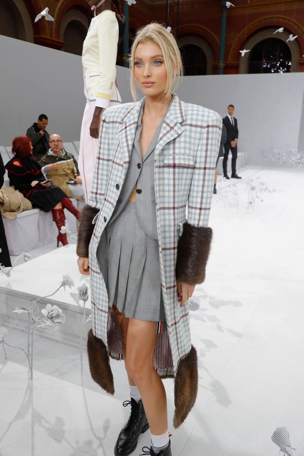Elsa Hosk Thom Browne Fashion Show at PFW in Paris 29 Sep-2019