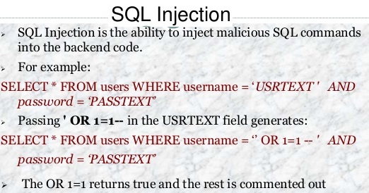 SQL Injection
