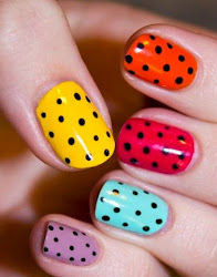 nail toothpick colorful