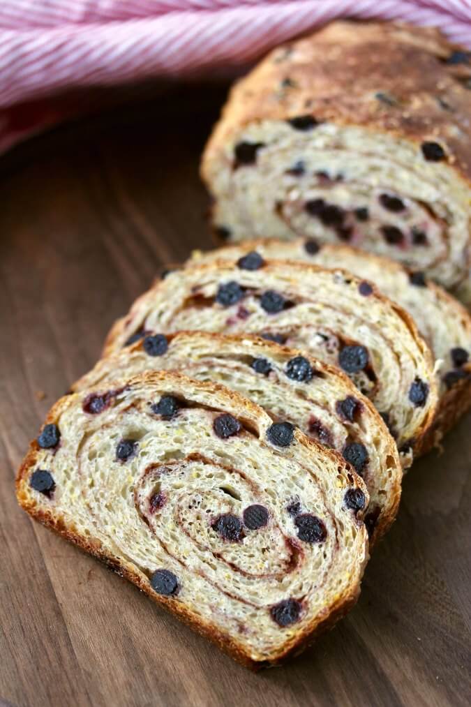 Cinnamon Blueberry Multigrain Bread Karen's Kitchen Stories