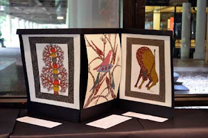 Exhibition of Gond Art at the National Institute of Design