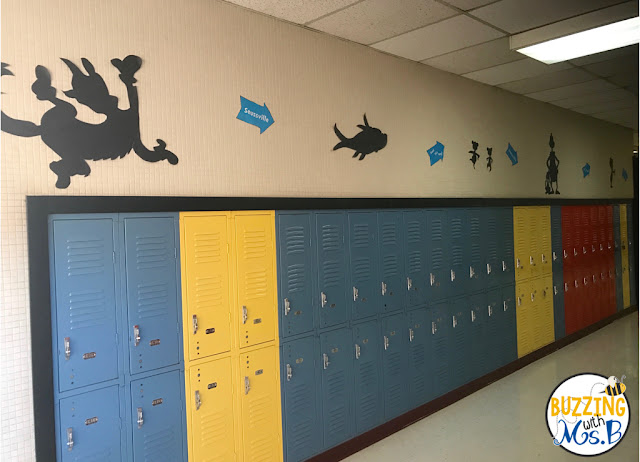 Celebrate Read Across America with these fun Seuss-themed ideas and activities! The entire week is chock full of events and tasty snacks and treats! Check out the cute bulletin boards and decorations we used to celebrate this fun week such as Seuss signposts and truffula trees! 