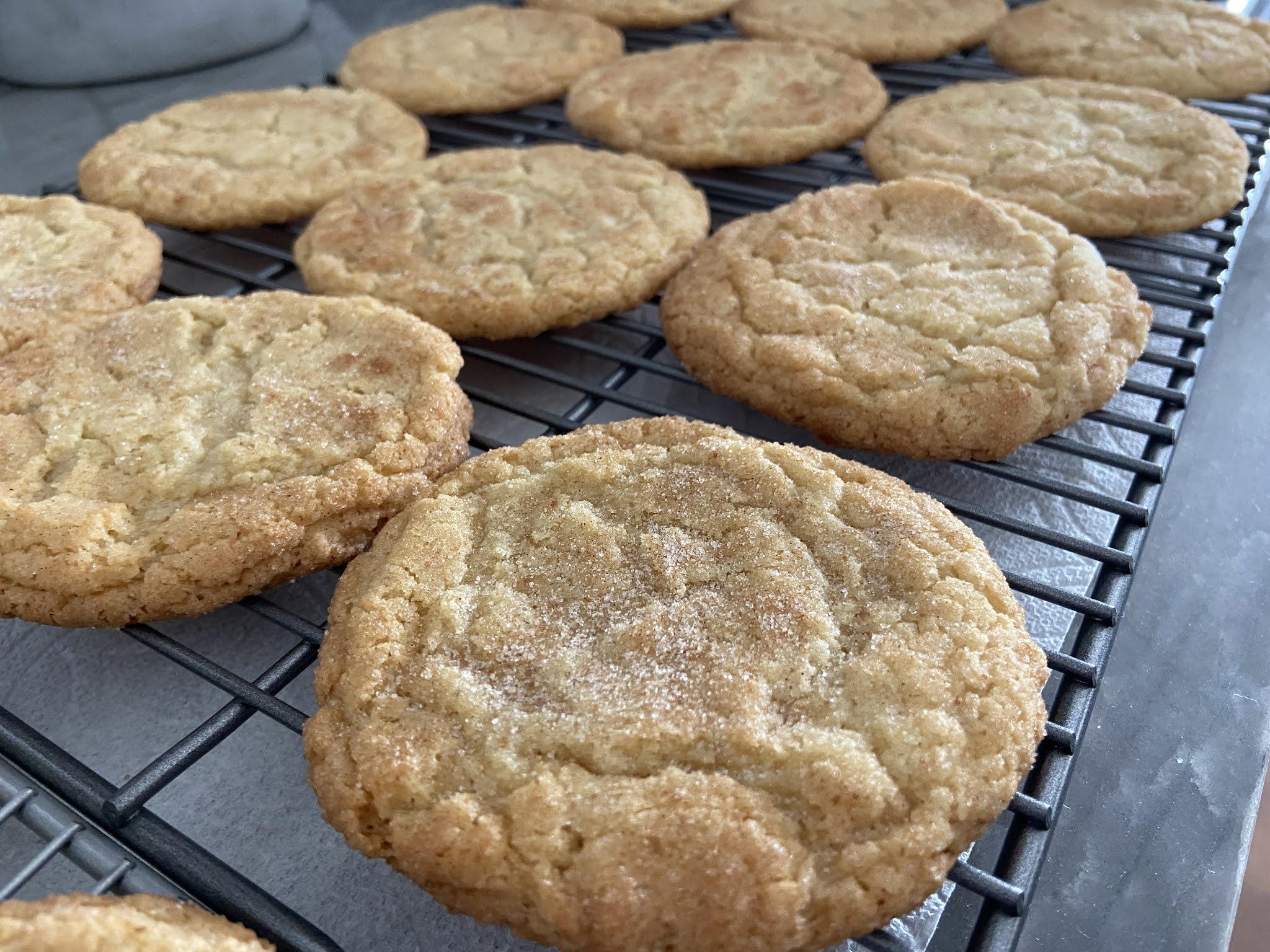 The Pastry Chef's Baking Snickerdoodles half butter, half shortening
