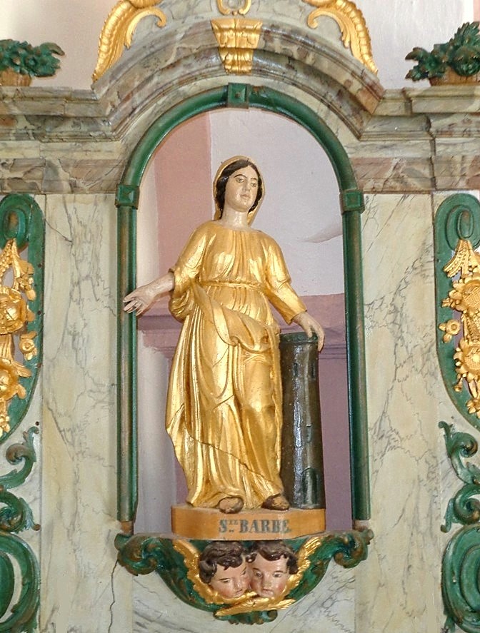 LE PAYS NATAL DE JLJ LA LORRAINE la sainte Barbe de Fouchécourt, Vosges