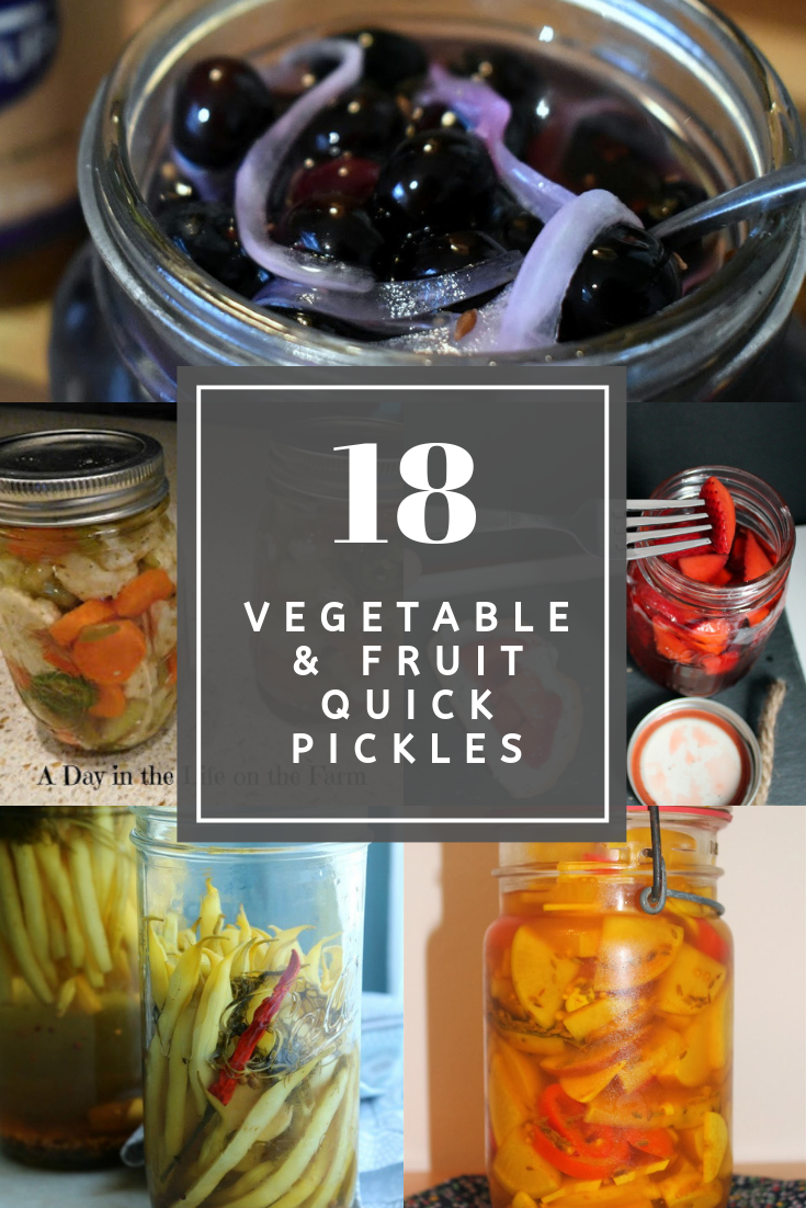 Savory Moments 18 Vegetable and Fruit Quick Pickles