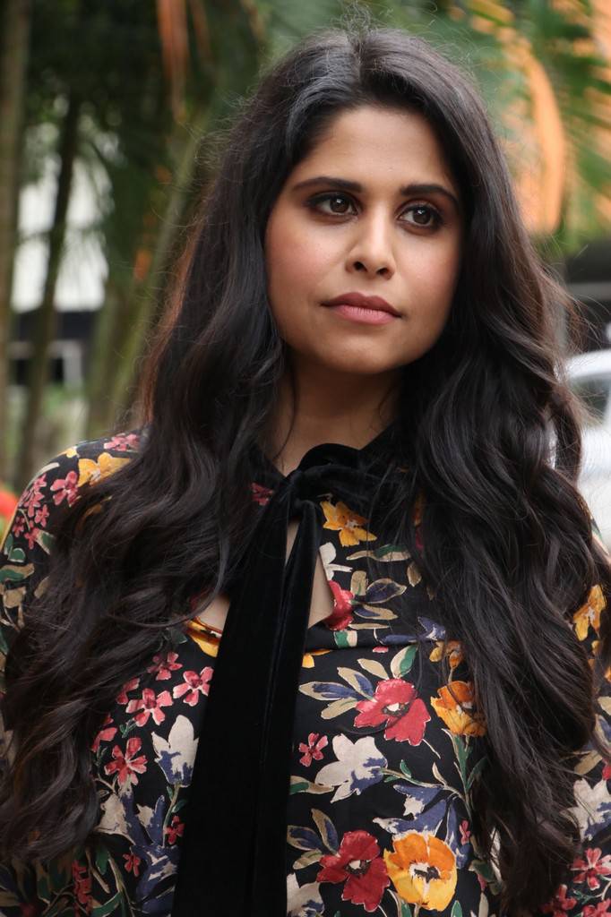 Sai Tamhankar Stills At Tamil Movie Press Meet - South Indian Actress