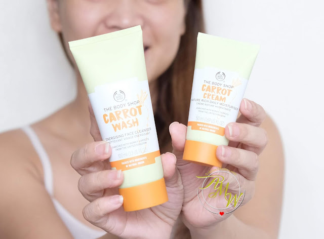 a photo of The Body Shop Carrot Wash and Carrot Cream