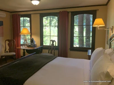 guest room at Applewood Inn & Spa in Guerneville, California