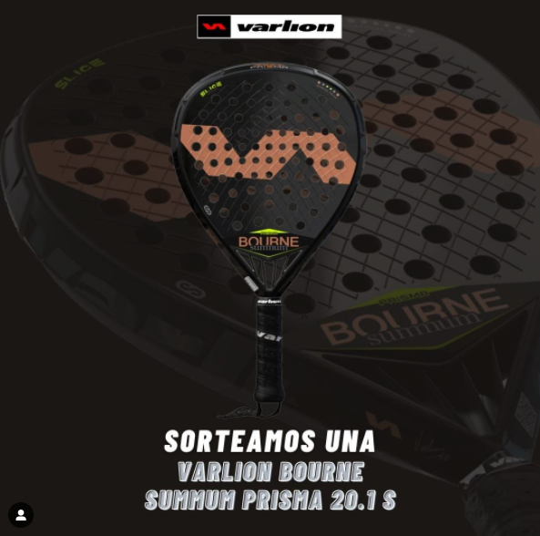 Gana r una Bourne Summum Prisma 20.1 S Sorteo Padel Addict en Instagram