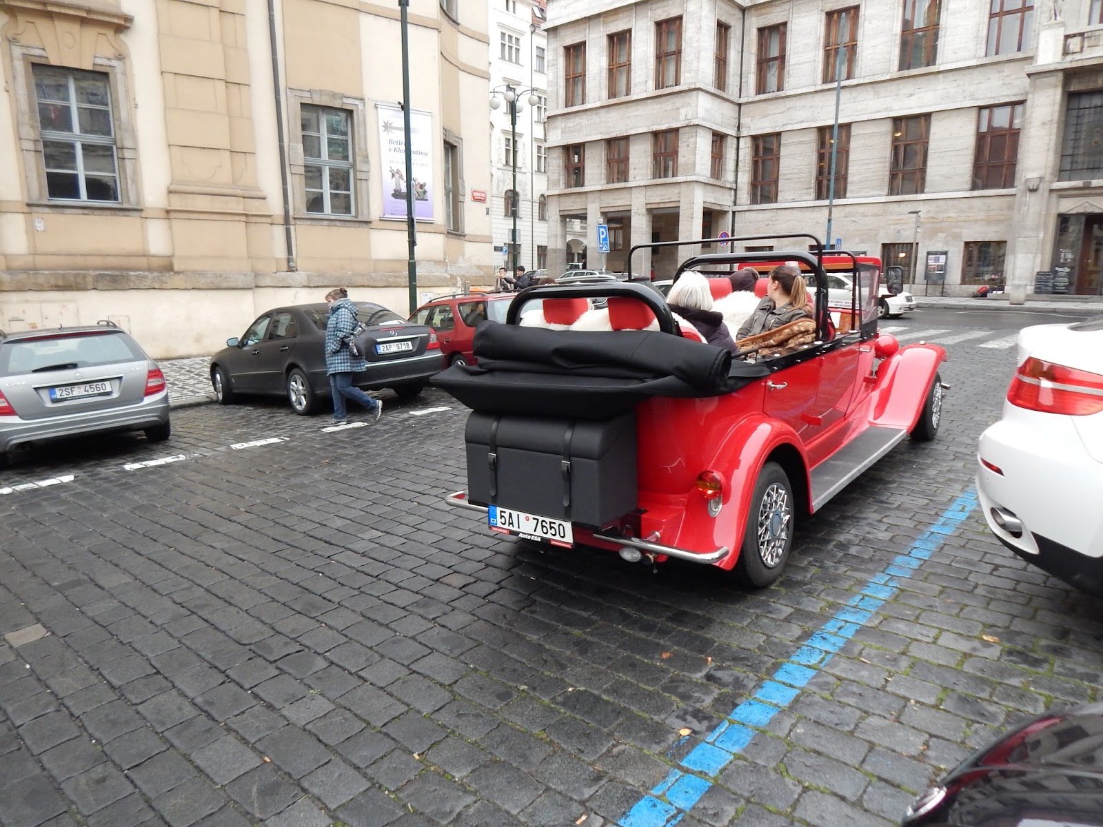 The Automobile and American Life &quot;Old Car&quot; Taxi in Prague
