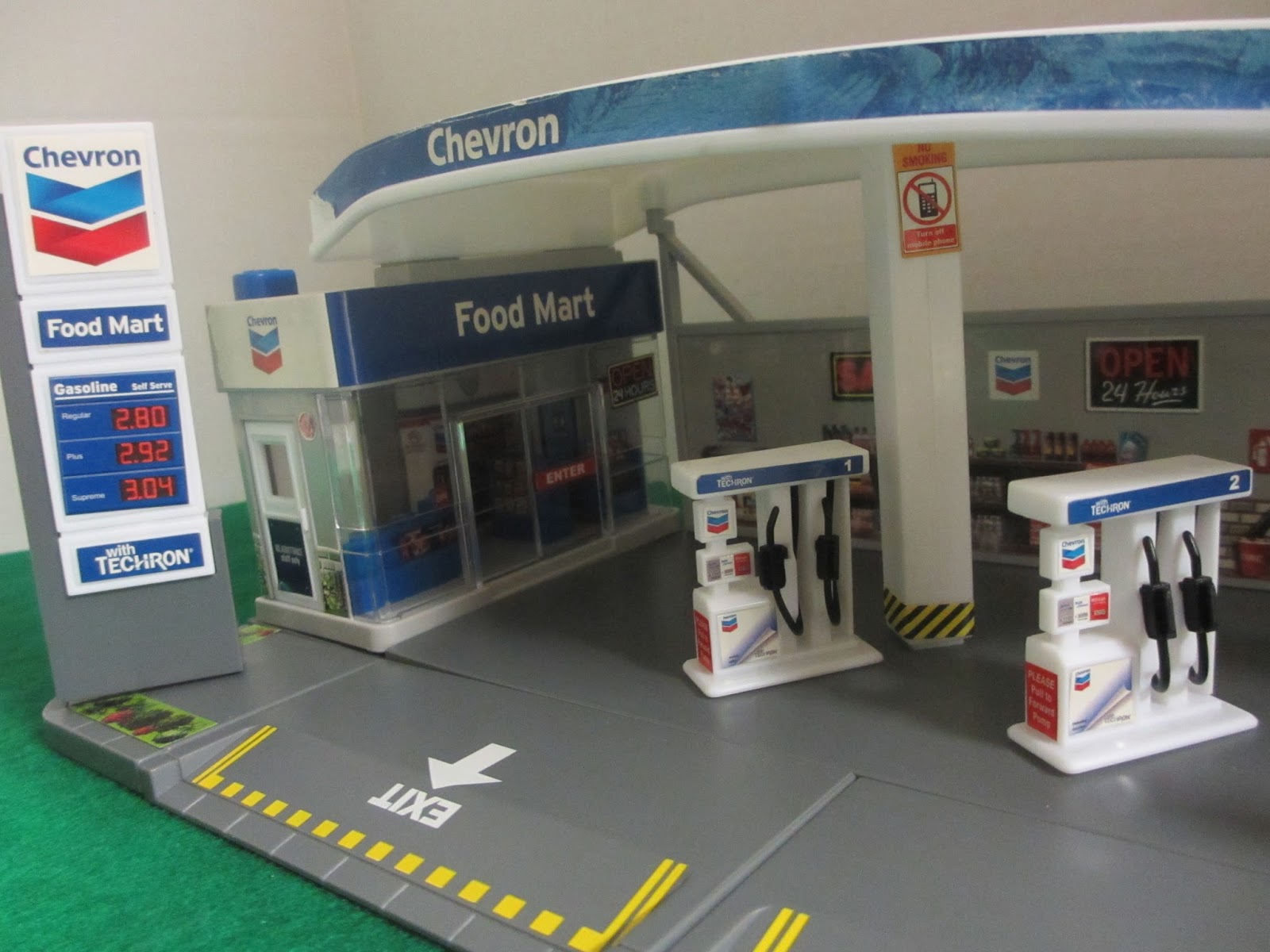 Chevron Gas Station Toy