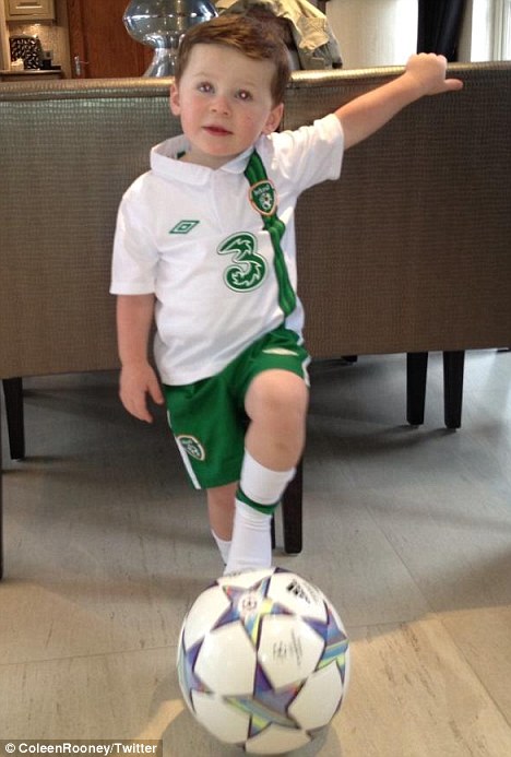 Sports Update: Wayne Rooney"s Son, Kai Rooney spotted