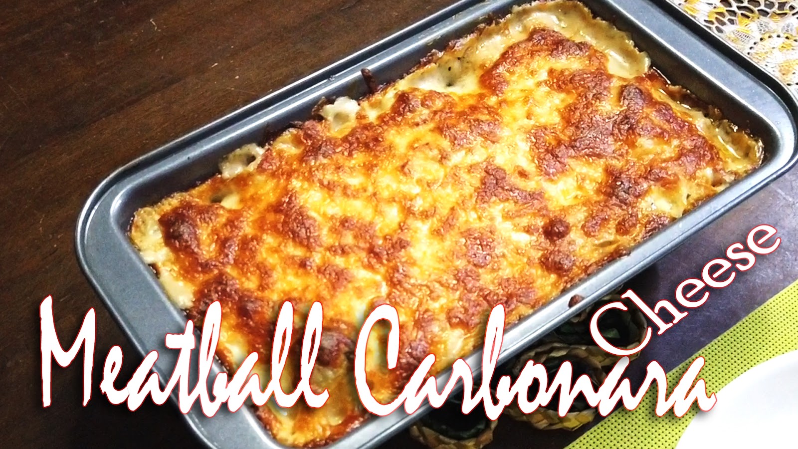 Tentang Aku Resepi Meatball Carbonara Cheese Super Sedap