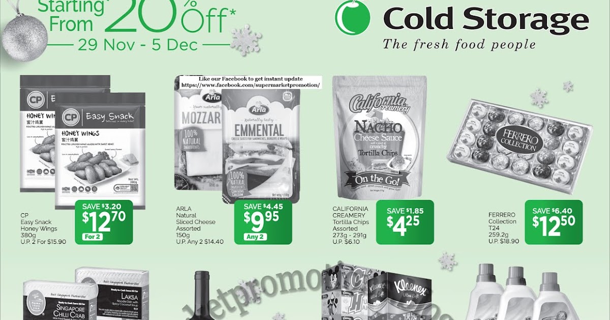 Cold Storage Weekly Ads 29 November 05 December 2019 Supermarket