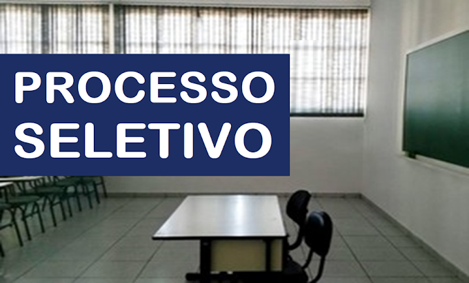 Processo Seletivo para Professores com remunerações de R$ 3.575