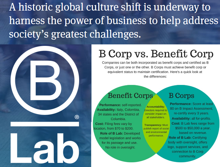 The GREEN MARKET ORACLE B Lab is Reforming Capitalism with Benefit