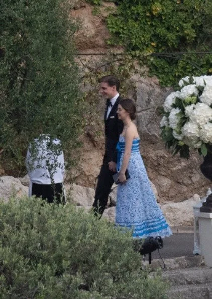 wedding of Charlotte Casiraghi and  Dimitri Rassam at the Villa La Vigie