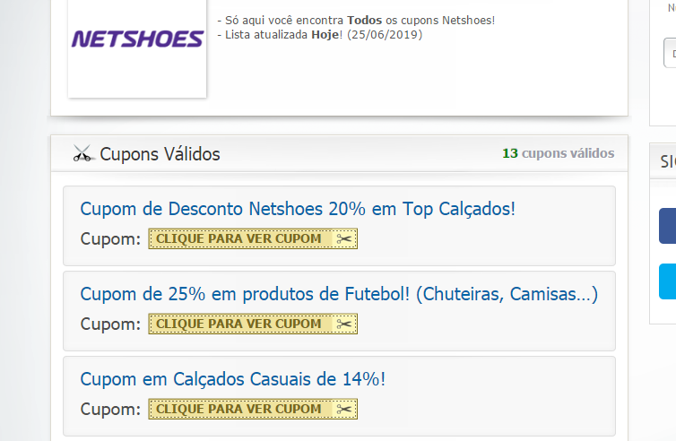 cupom desconto chuteira netshoes
