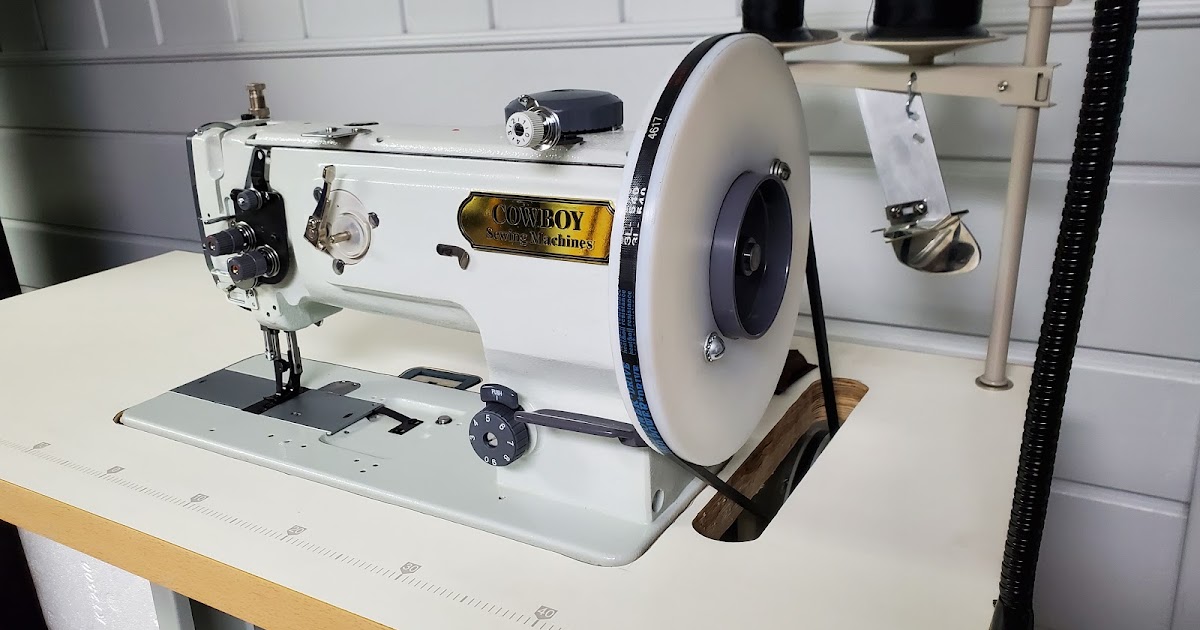 My Sewing Machine Cowboy 1510 (Hightex 7510) with speed reducing pulley