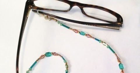 DIY Beaded Eyeglasses Chain Tutorial