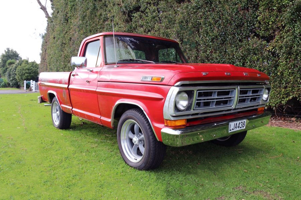 transpress nz: 1972 Ford F100 Sport Custom