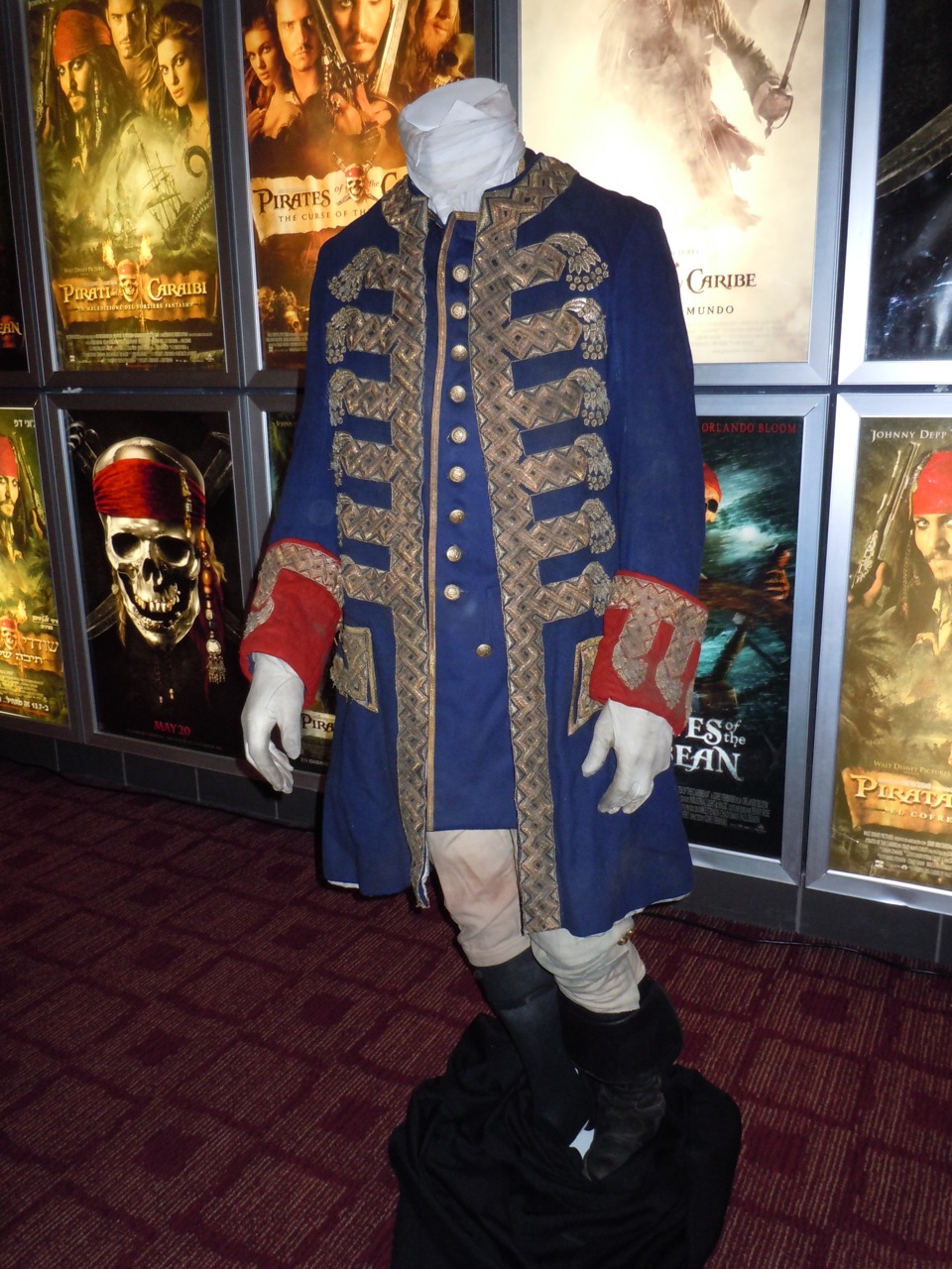 Geoffrey Rushs Captain Barbossa Costume From Pirates Of.