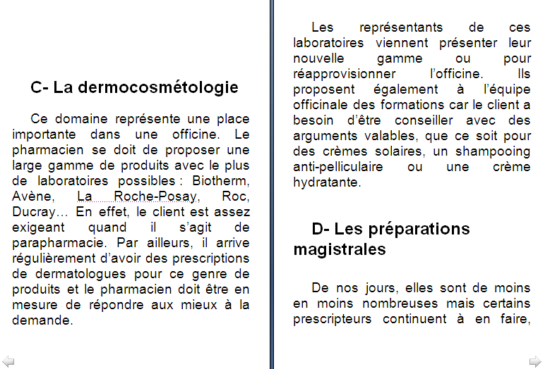 Rapport De Stage Pharmacie Officine