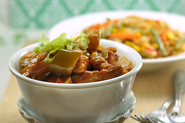 Annarasa ~ Essence of Food: Chili Tofu | Indo Chinese Kitchen