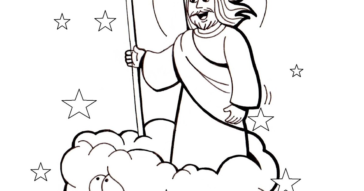 El Rincón de las Melli: DIBUJO: Cristo Rey del Universo