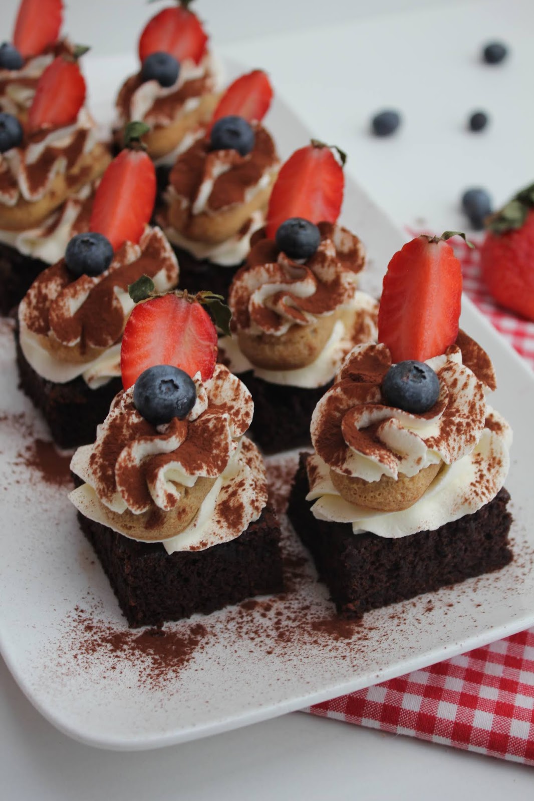 Brownie Tiramisu Törtchen