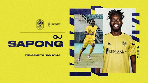 Oficial: Nashville SC, firma Sapong Oficial: Nashville SC, firma Sapong