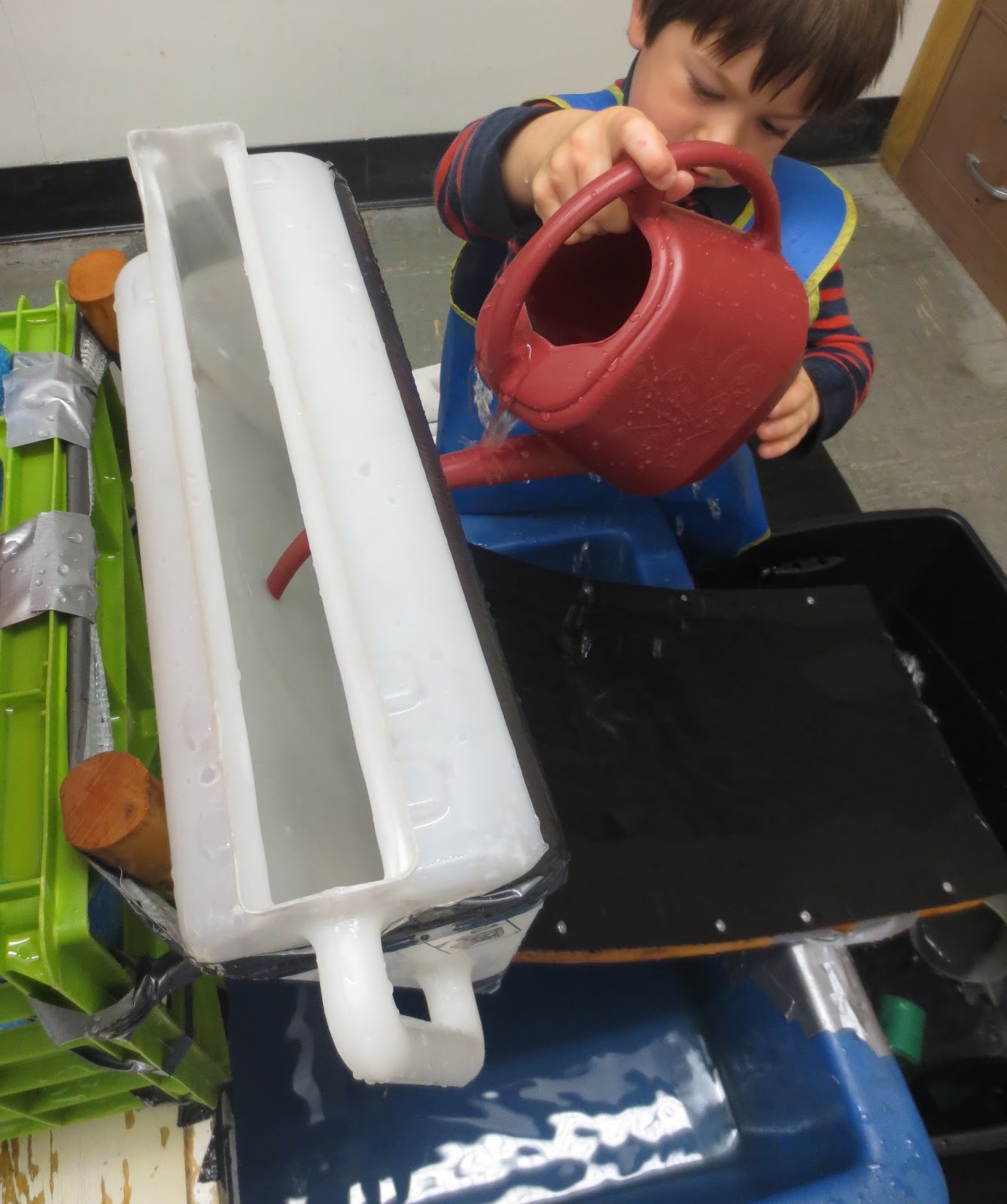 SAND AND WATER TABLES How do children express their ideas?