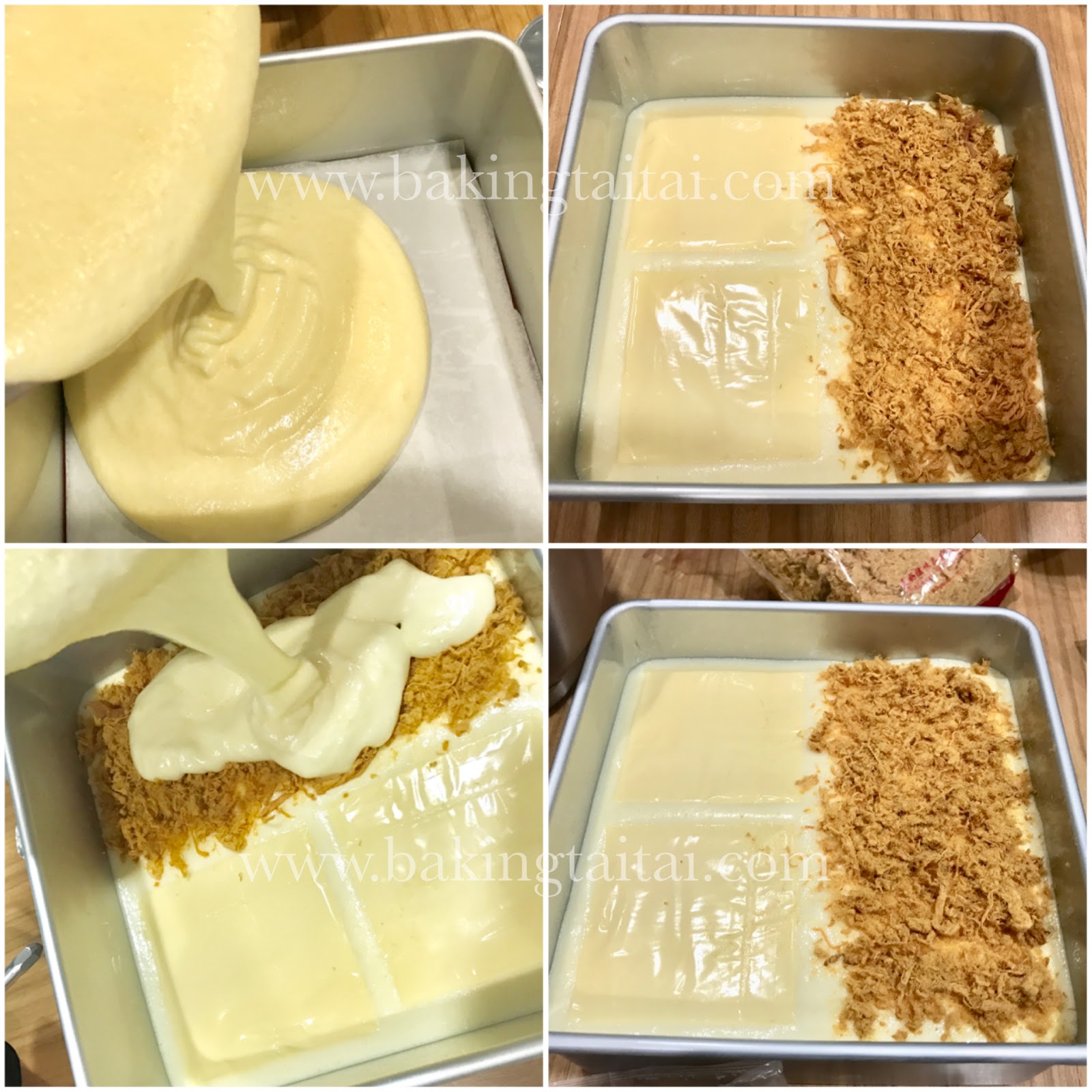Baking Taitai 烘焙太太 Taiwanese Traditional Sponge Cake Cheese / Pork