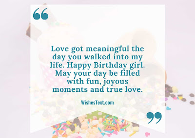 romantic birthday wishes for girlfriend