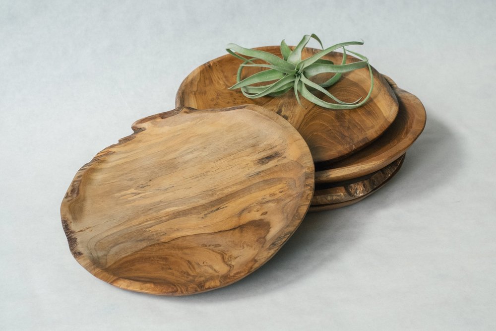 Amazing Wooden Plates Wholesale From Indonesia