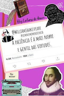 FRASES PARA STATUS DO WHATSAPP - William Shakespeare