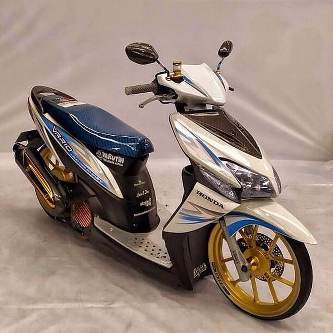 Ide Modifikasi Vario 110 Karbu Babylook Simple Terviral
