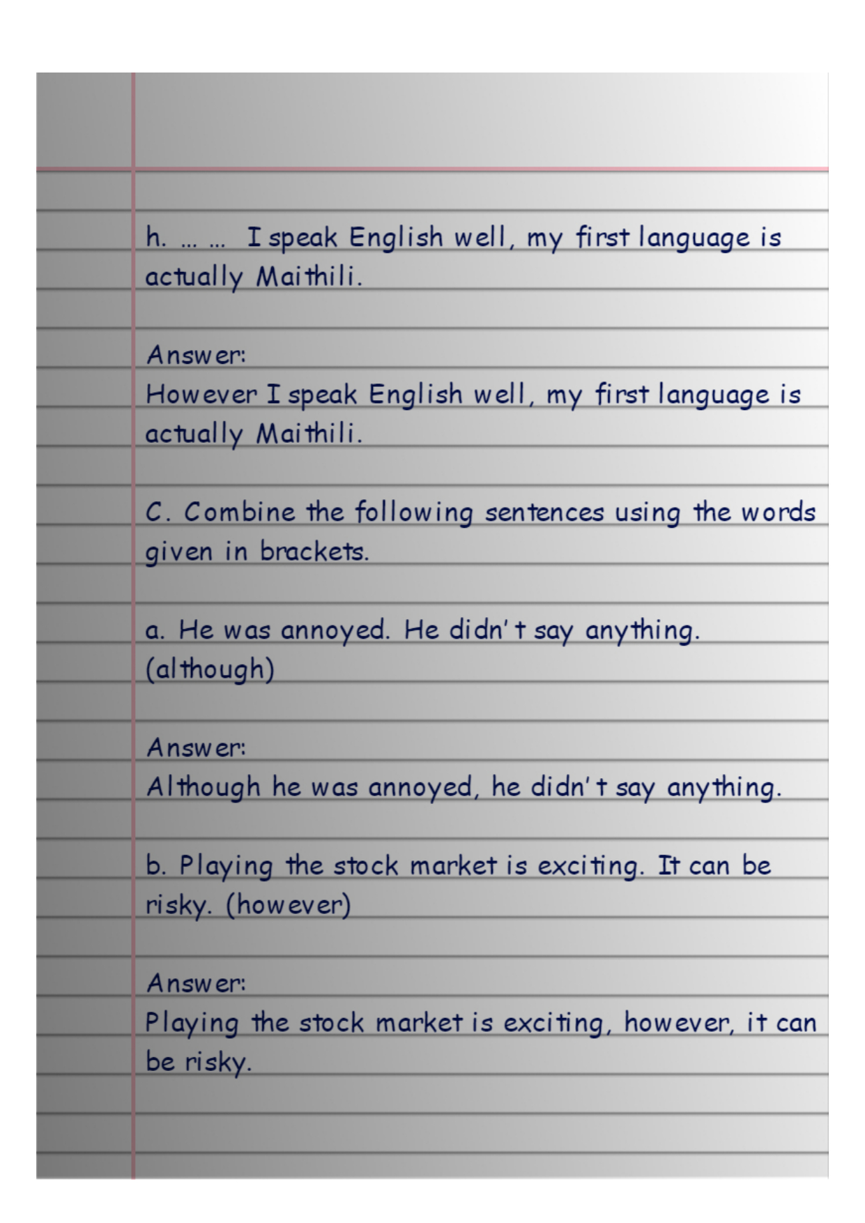 Class 11 English Note Unit 10 The Tattered Blanket The SR Zone