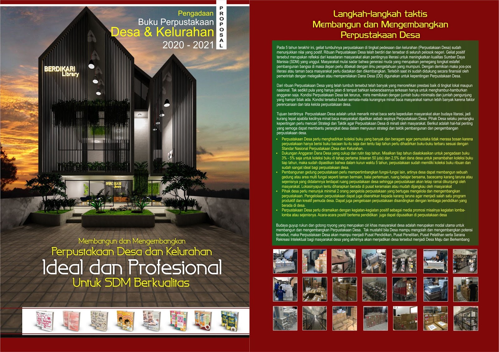 Proposal Pengadaan Buku Perpustakaan Desa Provinsi Aceh