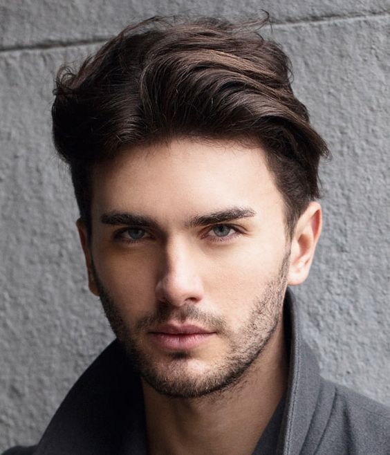 Medio Masculino Cortes Para Cabelo Liso Grosso Masculino Corte De