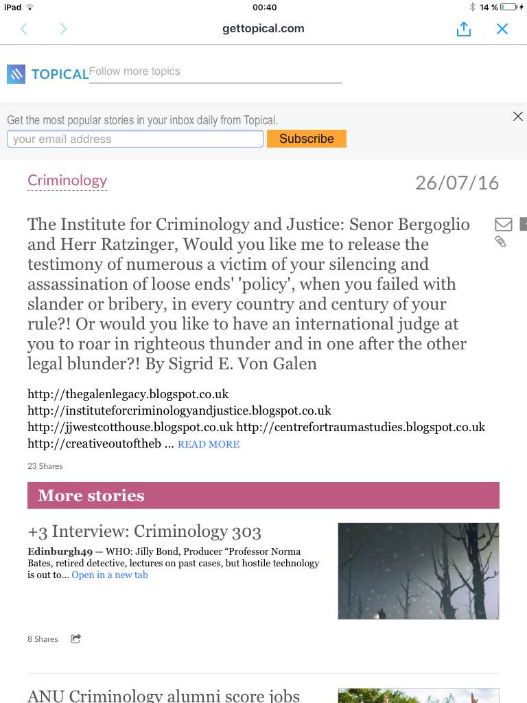 Clemens August Von Galen After A Last Look That He At His