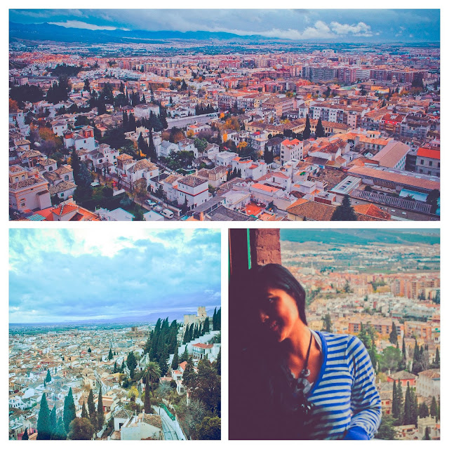 views of Granada view from Alhambra Palace Hotel