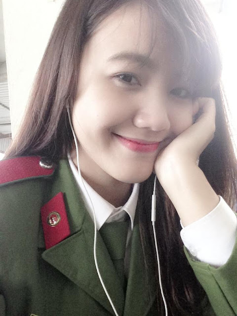 Đốn tim hình ảnh nữ cảnh sát xinh đẹp nhất Việt Nam
